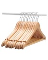 Handcrafted Heavy Duty Wooden Cloth Hangers